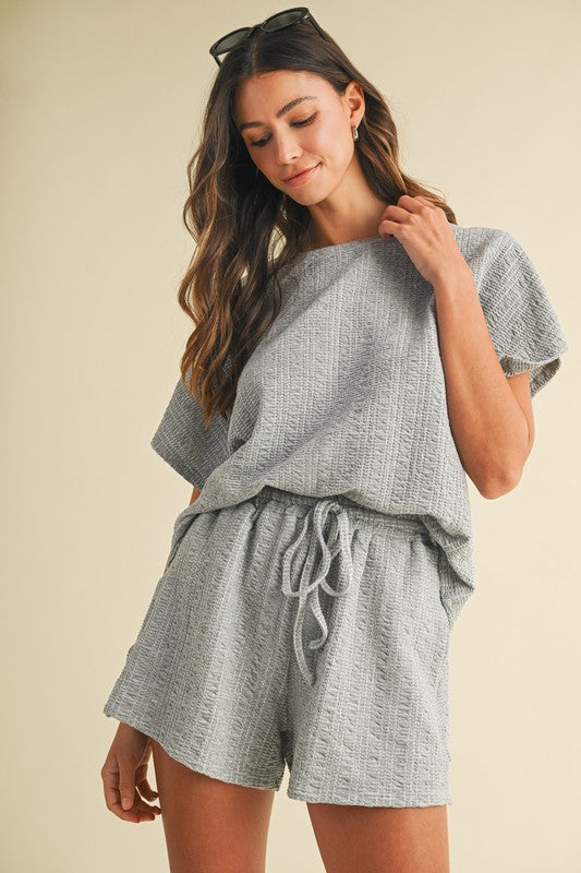 Cierra Textured Loose Fit Set