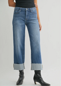 Farrah Cuff Denim Jeans