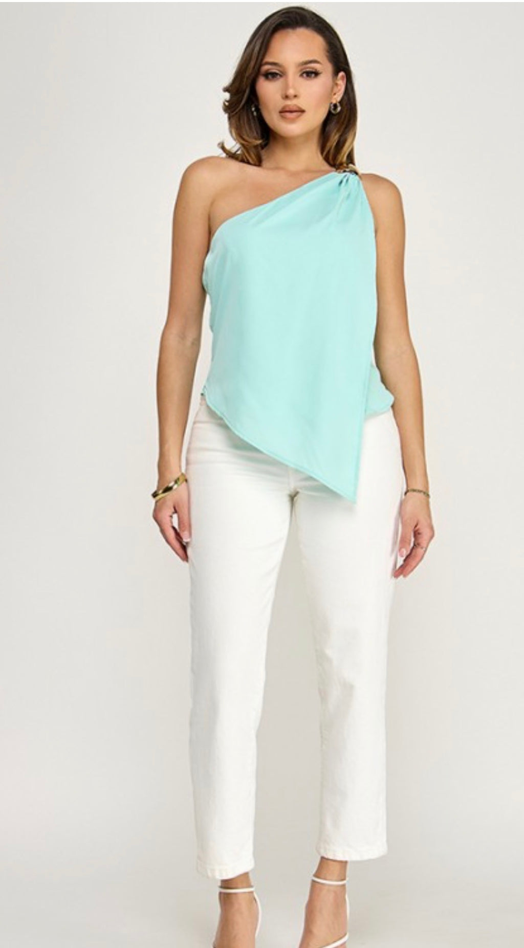 Adrianna One Shoulder Top