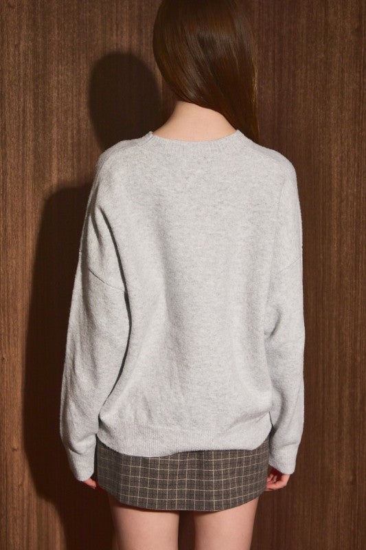 Stephanie Teddy Bear Oversized Sweater