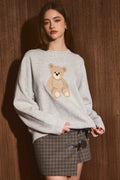 Stephanie Teddy Bear Oversized Sweater