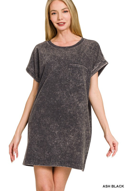 Tana Cotton Washed T-Shirt Dress