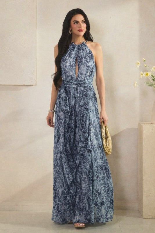 Jenn Ruffle Details Wide Leg Jumpsuit