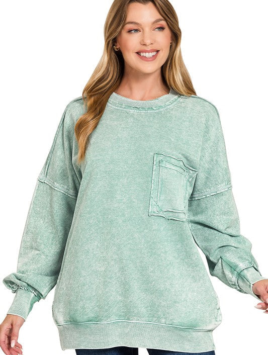 Kayla Pocket Pullover