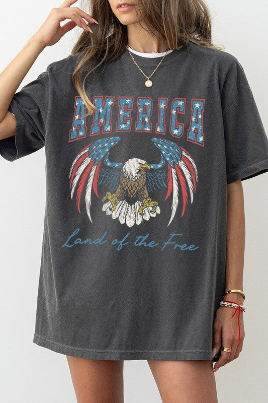 Mel American Eagle Fourth of July Tee