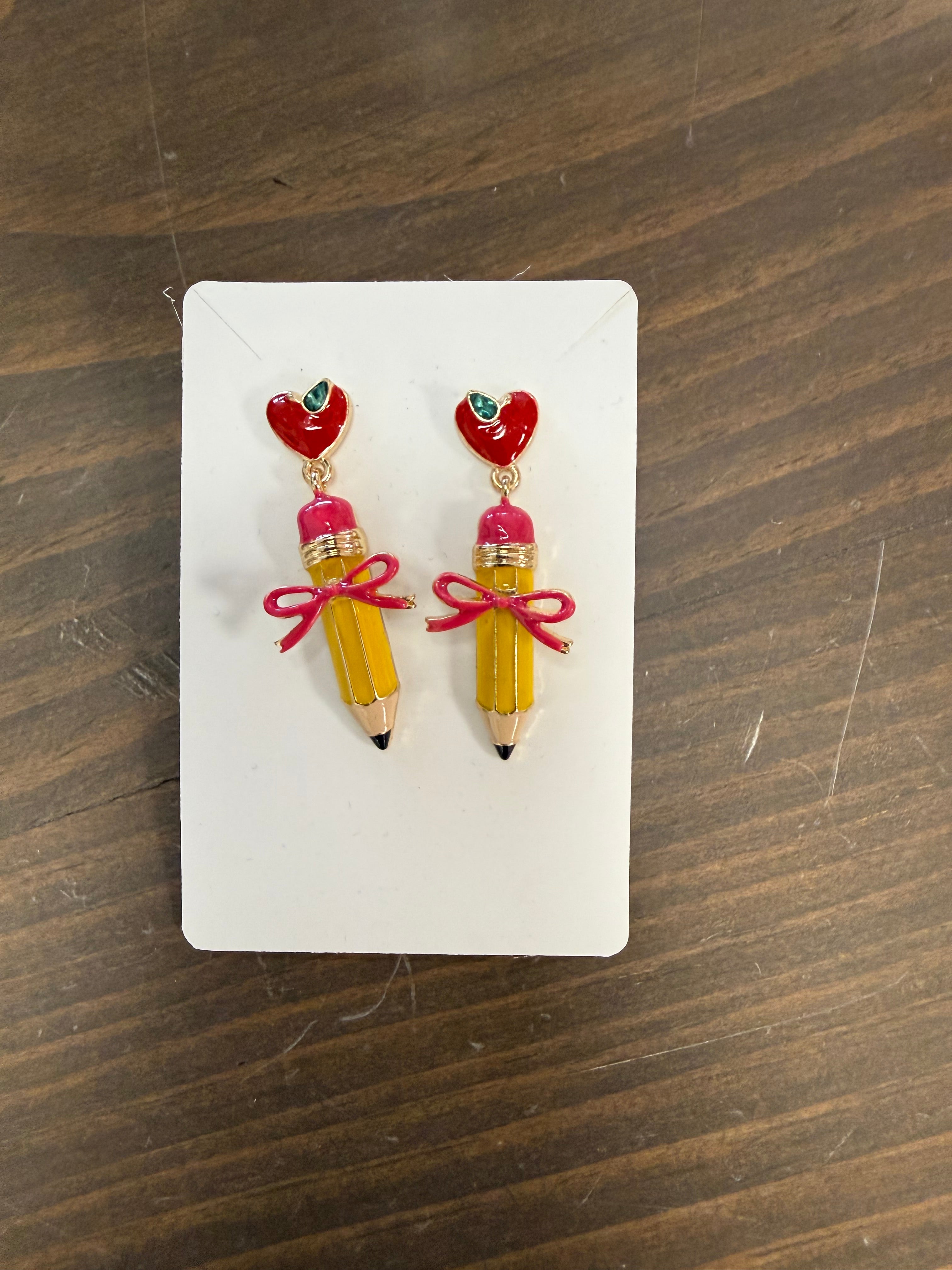 Pencils Earrings