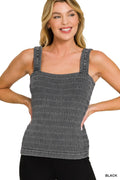 Anabel Seamless Stone Wash Tank Top