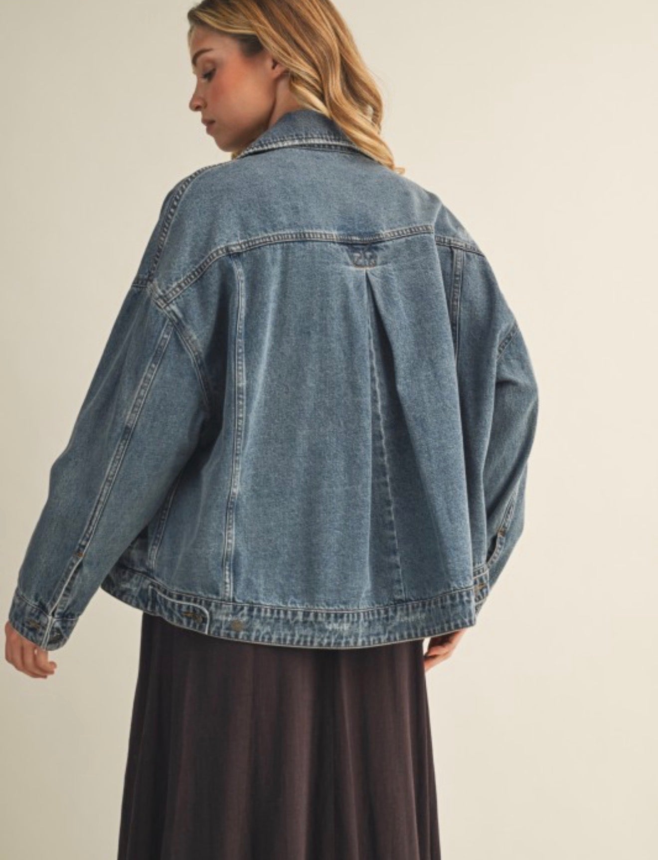 Monica Back Pleated Jacket