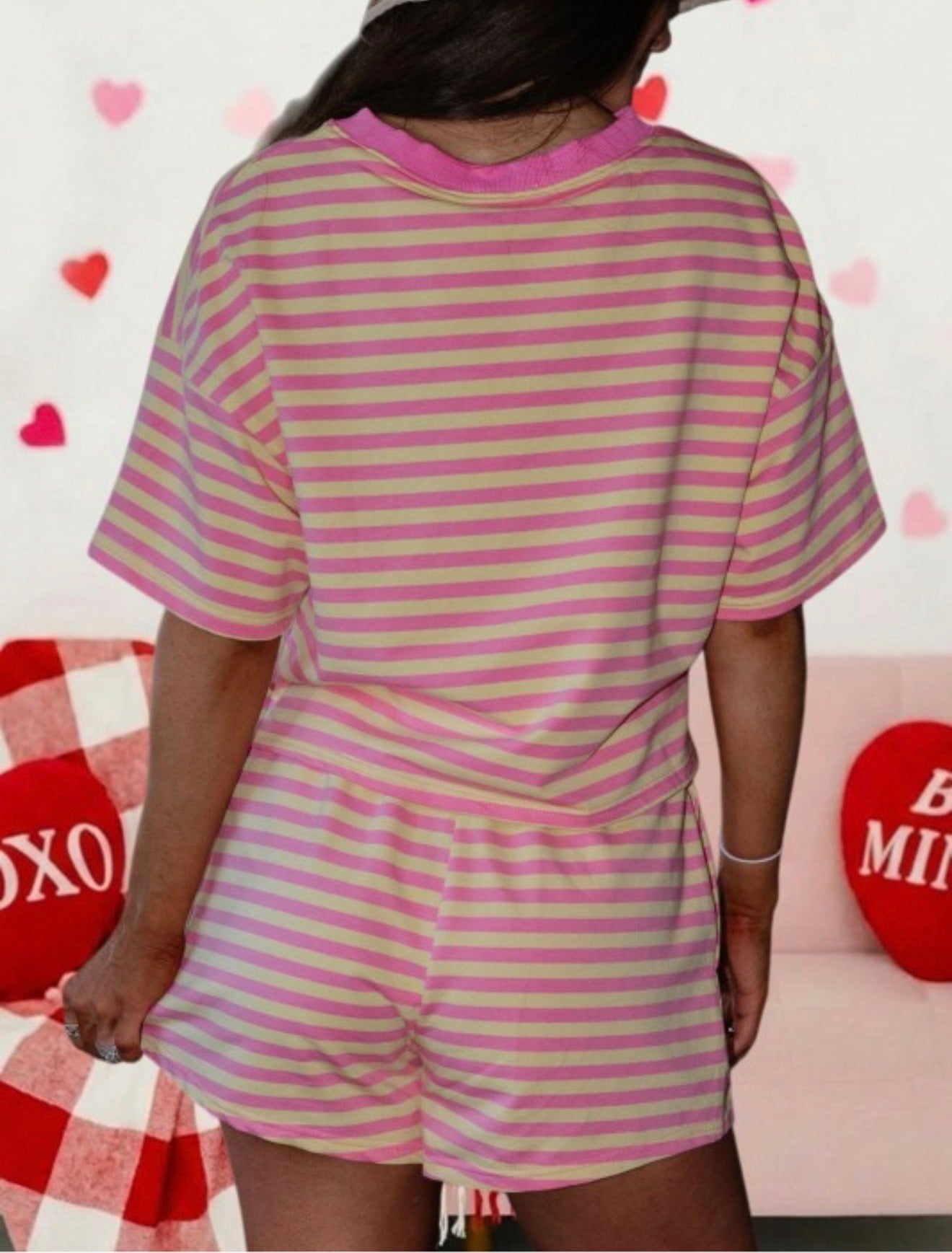 Anna Stripe Short Set