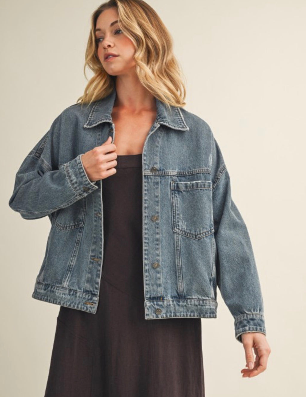 Monica Back Pleated Jacket