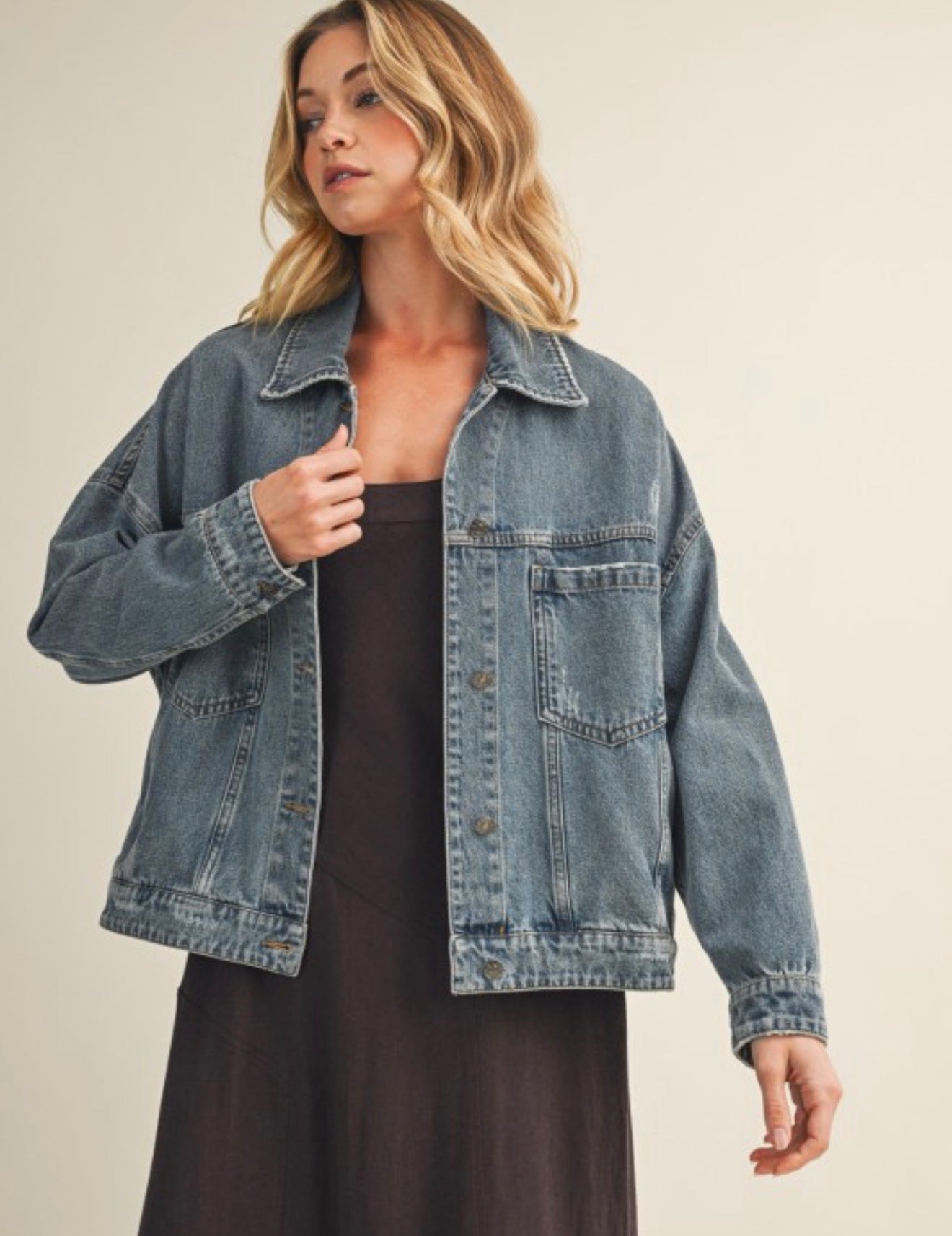 Monica Back Pleated Jacket