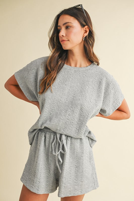 Cierra Textured Loose Fit Set